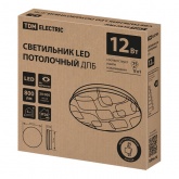 Светильник светодиодный TDM Геометрия LED ДПБ 03 12W 6000K 800Lm D210mm