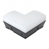 Фигурный коннектор EKF Luma ДБО-L 8W 4000K IP20 черный для светодиодных линейных светильников