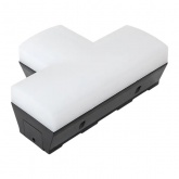 Фигурный коннектор EKF Luma ДБО-T 10W 4000K IP20 черный для светодиодных линейных светильников