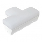 Фигурный коннектор EKF Luma ДБО-T 10W 4000K IP20 белый для светодиодных линейных светильников