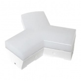 Фигурный коннектор EKF Luma ДБО-Y 10W 6500K IP20 белый для светодиодных линейных светильников