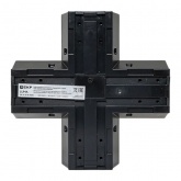Фигурный коннектор EKF Luma ДБО-X 12W 4000K IP20 черный для светодиодных линейных светильников