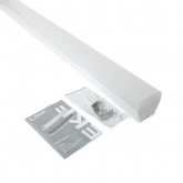 Светильник светодиодный линейный EKF Luma ДБО-120 48W 4000K IP20 белый 1180х65х70