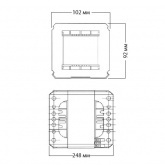 Дроссель Schwabe Hellas NAHJ 1000.514.13 230V 10,3A для металлогалогенных и натриевых ламп 1000W