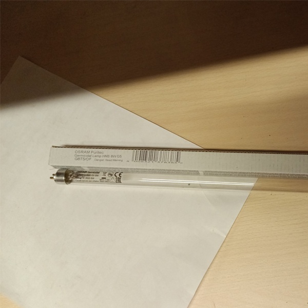 Лампа бактерицидная HNS G8 T5 8W G5 Осрам специальная безозоновая, для кварцевания, защита от вируса