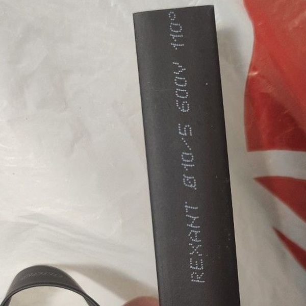 Термоусадочная трубка 10 / 5мм 1м черная Рексант