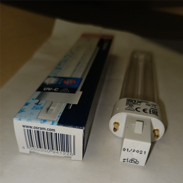 Лампа бактерицидная HNS S 9W 2P G23 (ДКБ-9) Осрам специальная безозоновая, для кварцевания, защита от вируса