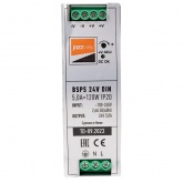 Блок питания с установкой на DIN-рейку JazzWay BSPS DIN 24В 5.0А 120Вт IP20 AL Pro