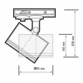 Светильник трековый однофазный JazzWay PTR 31 под лампу GX53 WH 230V IP20 белый Pro