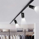 Светильник трековый однофазный JazzWay PTR 38 под лампу GU10 BL 230V IP20 черный