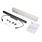 Светильник светодиодный фасадный JazzWay PWW 500 12W 3000K 85-265V 15° 1200Lm  IP67 500x44x26mm