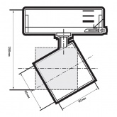 Светильник светодиодный трековый трехфазный JazzWay 3P PTR 7020 20W 4000K 2200Lm 36° WH IP40 белый