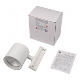 Светильник светодиодный трековый трехфазный JazzWay 3P PTR 7030 30W 4000K 3300Lm 36° WH IP40 белый