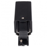 Коннектор для трехфазного шинопровода JazzWay 3P PTR EC-BL Left левый черный сетевой