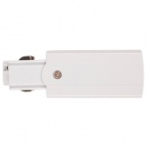 Коннектор для трехфазного шинопровода JazzWay 3P PTR EC-WH Left левый белый сетевой