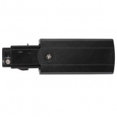 Коннектор для трехфазного шинопровода JazzWay 3P PTR EC-BL Right правый черный сетевой