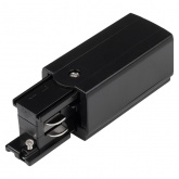 Коннектор для трехфазного шинопровода JazzWay 3P PTR EC-BL Right правый черный сетевой