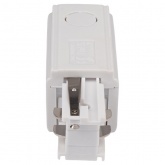 Коннектор для трехфазного шинопровода JazzWay 3P PTR EC-WH Right правый белый сетевой