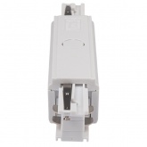 Коннектор для трехфазного шинопровода JazzWay 3P PTR CI-WH LONG прямой внешний белый