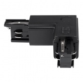 Коннектор для трехфазного шинопровода JazzWay 3P PTR CL-BL INT угловой внутренний черный