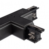 Коннектор для трехфазного шинопровода JazzWay 3P PTR CT-BL L/OUT левый внешний черный