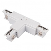 Коннектор для трехфазного шинопровода JazzWay 3P PTR CT-WH R/OUT правый внешний белый