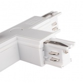 Коннектор для трехфазного шинопровода JazzWay 3P PTR CT-WH R/OUT правый внешний белый