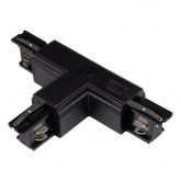 Коннектор для трехфазного шинопровода JazzWay 3P PTR CT-BL R/INT правый внешний черный