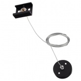 Подвес для трехфазного шинопровода JazzWay 3P PTR S-2м BL черный