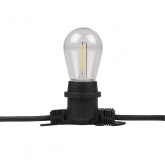 Гирлянда уличная Белт-лайт JazzWay PBL-S40/L12+1.5 Black 40 ламп E27 12м, шнур 1.5м IP65