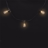 Гирлянда уличная Белт-лайт JazzWay PBL-S40/L24+1.5 Black 40 ламп E27 24м, шнур 1.5м IP65