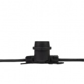 Гирлянда уличная Белт-лайт JazzWay PBL-S60/L18+1.5 Black 60 ламп E27 18м, шнур 1.5м IP65