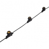 Гирлянда уличная Белт-лайт JazzWay PBL-S60/L18+1.5 Black 60 ламп E27 18м, шнур 1.5м IP65