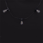 Гирлянда уличная Белт-лайт JazzWay PBL-S80/L48+1.5 Black 80 ламп E27 48м, шнур 1.5м IP65