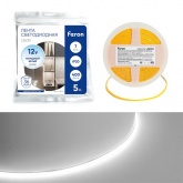 Светодиодная COB лента Feron LS630 400SMD(2110) 7Вт/м 12V 6500K IP20 5000x3x1.8mm