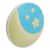 Светильник ночник Луна Feron FN1173 0,6W 220V с датчиком освещенности желтый