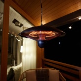 Обогреватель электрический инфракрасный подвесной Rexant 1,5кВт ламповый 3 режима обогрева