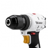Дрель-шуруповерт бесщеточная аккумуляторная Kranz Li-Ion 20В 55Нм, 2 аккум. х 2Ач, заряка, кейс