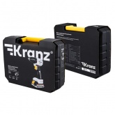 Дрель-шуруповерт бесщеточная аккумуляторная Kranz Li-Ion 20В 55Нм, 2 аккум. х 2Ач, заряка, кейс
