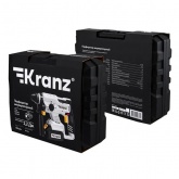 Перфоратор аккумуляторный Kranz SDS-plus, 2,2Дж, 1х4Ач, в кейсе
