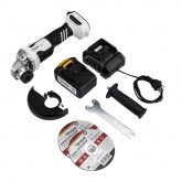 Угловая шлифовальная машина аккумуляторная Kranz 8000 1/мин 18В 1х4Ач, в кейсе (УШМ, болгарка)