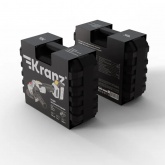 Угловая шлифовальная машина аккумуляторная Kranz 8000 1/мин 18В 1х4Ач, в кейсе (УШМ, болгарка)