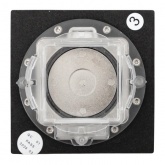 Лючок напольный EKF C-Line 2 под один механизм 45х45 (2 модуля) с коробкой для фальшпола