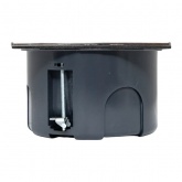 Лючок напольный EKF C-Line 2 под один механизм 45х45 (2 модуля) с коробкой для фальшпола