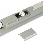 Светильник светодиодный SPP-202-0-40K-EL36 36W 4000K 4860Lm IP65 1200mm проходной, матовый с БАП 1ч.