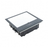 Лючок напольный с изменяемой глубиной EKF C-Line 12 6шт 45х45мм с вертикальной приборной рамкой