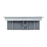 Лючок напольный с изменяемой глубиной EKF C-Line 12 6шт 45х45мм с горизонтальной приборной рамкой