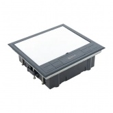 Лючок напольный с изменяемой глубиной EKF C-Line 12 6шт 45х45мм с горизонтальной приборной рамкой