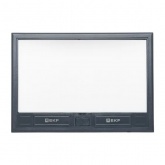 Лючок напольный с изменяемой глубиной EKF C-Line 16  под 8 механизмов 45х45мм с приборной рамкой