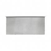 Напольная коробка EKF под лючок C-Line 16-24 нержавеющая сталь